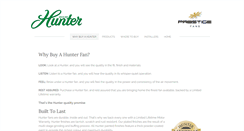 Desktop Screenshot of hunterfans.com.au